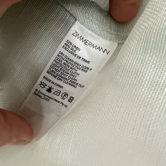 ✨ZIMMERMAN SILK•LINEN TOP✨ - Picture 4 of 16